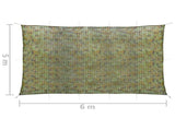 Camouflage Net with Storage Bag 5x6 m Green 135897