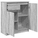Sideboard with Drawer Grey Sonoma 71x35x84 cm Engineered Wood 861594