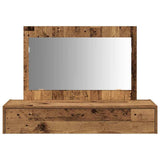 Dressing Table Brown 100 x 40 x 70 cm Engineered Wood 865215