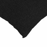 Sofa Pillows 2 pcs Black 80 x 80 cm Fabric 42014042