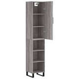 Highboard Grey Sonoma 34.5x34x180 cm Engineered Wood 3199007