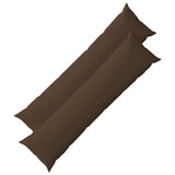 Cushion with Pillow HEERLEN 2 pcs Brown Fabric 926082