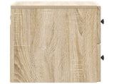 Wall-Mounted Bedside Cabinet Sonoma Oak 33 x 34.5 x 40 cm 898129