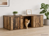Cat Crate Furniture Old Wood 100 x 49 x 45 cm Engineered Wood 8014765
