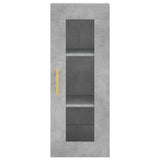 Highboard Concrete Grey 34.5x34x180 cm Engineered Wood 3199229