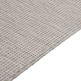 Outdoor Flatweave Rug 160x230 cm Light Grey 340783