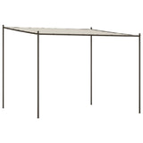 Gazebo White 3x3 m 180 g/m Fabric and Steel 362461