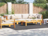 Area Rugs Square PALMERAS Anthracite 240 x 240 cm Polyester 42022618
