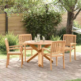 Garden Dining Set 3 pcs Brown Solid Acacia wood 3255792