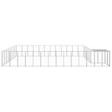 Dog Kennel Silver 30.25 m Steel 3082236