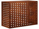 Air Conditioner Cover Rusty 110 x 50 x 105 cm Weathering Steel 8014149