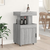 Bar Cart Grey Sonoma 50x41x89 cm Engineered Wood 848267