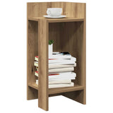 Side Tables 2 pcs with Shelf Artisan Oak 25.5x27x60 cm 858559