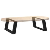 Coffee Table Legs U-Shaped 2 pcs Black 70x cm Steel 4012752