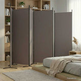 6-Panel Room Divider Anthracite 520x180 cm Fabric 350272