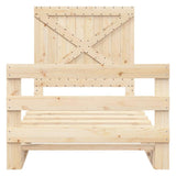 Bed Frame natural pine Solid pinewood Single Bed Frame 3281575