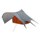 Teepee Tent 3-Person Grey and Orange 312 x 312 x 197 cm 42004010