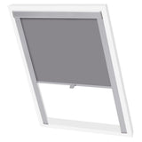 ZNTS Blackout Roller Blinds Grey S08/608 131274