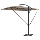 Umbrella Taupe 294 x 200 x 270 cm Polyester and Aluminium 42003394