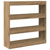 Book Cabinet Artisan oak 100 x 30 x 103 cm Engineered Wood 862725
