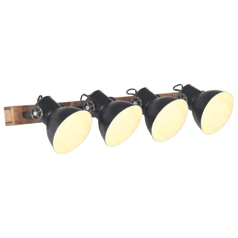 Industrial Wall Lamp Black 90x25 cm E27 320511