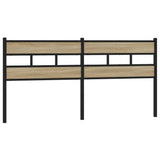 Replace Headboard Sonoma Oak 200 cm Iron and Engineered Wood 4017140