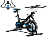 Stationary Exercise Bike, 8kg Flywheel Indoor Cycling Workout Fitness Bike, Adjustable Resistance T3398P376853
