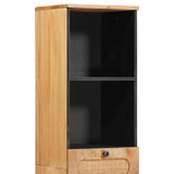Bathroom Cabinet Brown 38 x 33 x 160 cm Solid Mango Wood 4018066