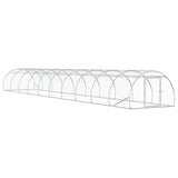 Chicken Coop Silver 1000 x 150 x 100 cm Galvanised Steel 3434664