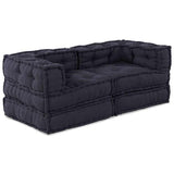 Modular Sofa 2 pcs Anthracite 140 x 70 x 56 cm Fabric 3315066
