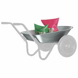 Wheelbarrow Tray Replacement Silver 90 x 63 x 28 cm Steel 42007977