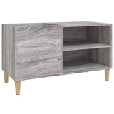 Record Cabinet Grey Sonoma 84.5x38x48 cm Engineered Wood 831947