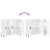 Sideboard White 90x34x80 cm Engineered Wood 828124