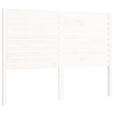 Bed Frame without Mattress White Small Double Solid Wood Pine 3193177