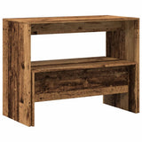 3 Piece Dining Table and Bench set Old Wood Engineered Wood 855538