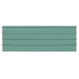 Roof Panels 12 pcs Galvanised Steel Green 42984