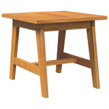Side Table Oil Natural 45 x 45 x 40 cm Solid Acacia Wood 4106454