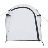 Camping Tent Tunnel 2-Person White Blackout Fabric Waterproof 94607