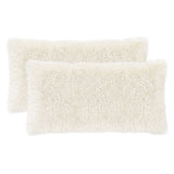 Cushion with Pillow HEERLEN 12 pcs White PV Fleece 925944