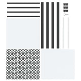 Glass Door Fretwork Black 83 x 3.5 x 201.5 cm Aluminium 42012450