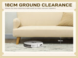 Velvet Feel Fabric 2 Seater Sofa, Small Sofa Loveseat with 21cm Thick Padding and Wood Legs, Cream T3398P344824