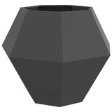 Planter Black 100 x 100 x 80 cm Steel 884024