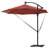 Umbrella Terracotta 294 x 294 x 248 cm Polyester and Aluminium 42003390