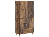 Cabinet Set 2 pcs 66 x 34.5 x 90 cm Engineered Wood 3416563