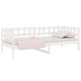 Day Bed without Mattress White 90x200 cm Solid Wood Pine 820757