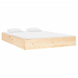 Bed Frame without Mattress Solid Wood 120x190 cm Small Double Small Double 820072