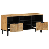 TV Cabinet Brown 100x33x46 cm Solid Wood Mango 4017738