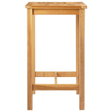 Bar Table Natural 60 x 60 x 105 cm Solid-Teak 42030006