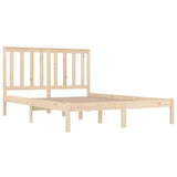 Bed Frame without Mattress Solid Wood Double 3103818