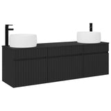 Bathroom Cabinet Set 3 pcs Black 49 x 44.5 x 66 cm 3405768